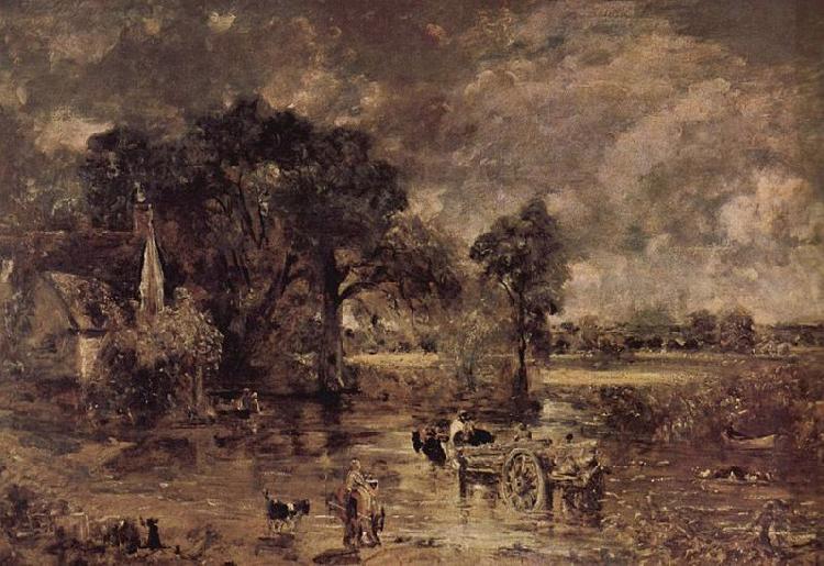 John Constable Der Heuwagen, Studie